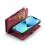CaseMe wallet case for iPhone 13 red 2-in-1 7