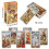 Retro Tarot Cards Colored Boxes 78 2