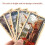 Retro Tarot Cards Colored Boxes 78 3