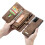 Leather iPhone 13 Pro case with zipper brown 2