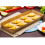 Rectangular fluted tart pan non-stick removable bottom 6