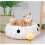Chenille Yarn for Hand Knitting Blankets White 2 pcs 2