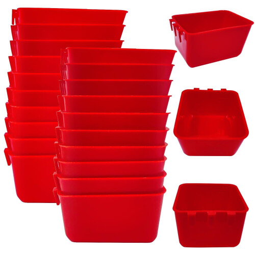 Chicken Coop Feeder Water Cups 16 oz 20 Pcs