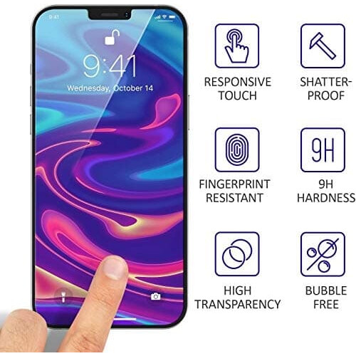 2 stuks privacy screenprotectors, compatibel met iPhone 12 Pro Max 2