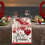 Easter table runner floral heart print polyester 13x72 inch 4