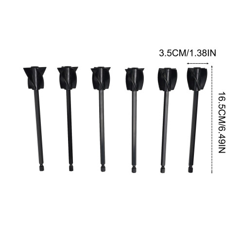 Power Tools Drill Whisk 16.5 x 3.5 cm 6 pcs Epoxy Mixer