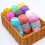 Cotton Yarn for Knitting and Crochet 10-Pack 49m per Roll 3