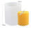 Candle mold cylinder ball white 1 piece 4