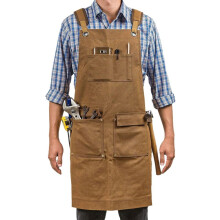 Heavy Duty Waxed Canvas Work Apron
