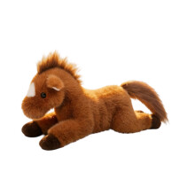 Plush Brown Wild Pony Stuffed Animal 1 Piece