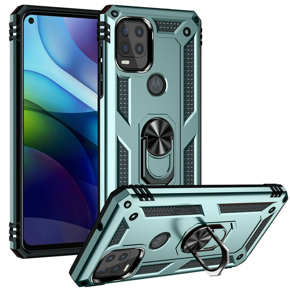 Motorola Moto G Stylus 5G (2021) Rugged Case With Ring 9132278364131