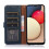 RFID Blocking Wallet Case for Samsung Galaxy S22 Blue Brown 2