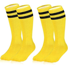 Kids Soccer Socks Knee-High Athletic Socks 2 Pairs