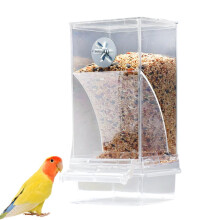 Auto Bird Feeder Cup Bowl Cage for Canary and Parrots 1 Pack