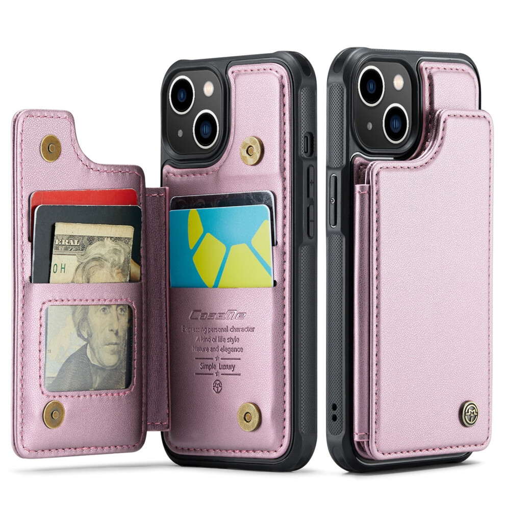 Iphone 14 Leather Wallet Case With Card Holder Rfid 9132278364674