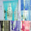 Sheer Curtain Polyester Bright Color White 1 Pair 1