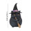 Cat-shaped resin broomstick decor for Halloween 2
