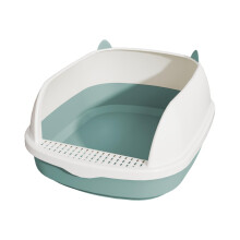 Cat Sandbox Pan Durable Anti-Splashing with Sifting Litter