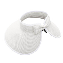 Unisex Wide Brim Straw Sun Hat, Foldable & Roll-Up Beach Visor for Women – Compatible with 2025 Summer Styles