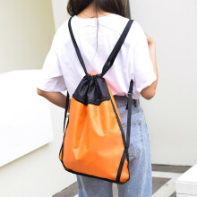 Sports Drawstring Backpack Large Capacity Mesh Gym Bag