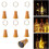 Solar Wine Bottle Lights Copper String 6 Pcs 6