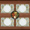 Set van 4 saliegroene linnen placemats, 30 x 45 cm 4