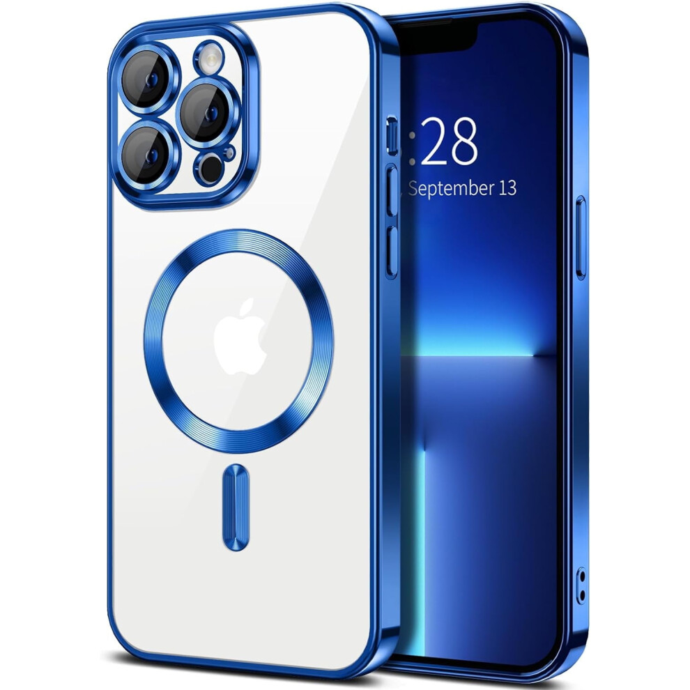 Magnetic Clear Case For Iphone 13 Pro Max Slim Anti-Drop 9132278378954