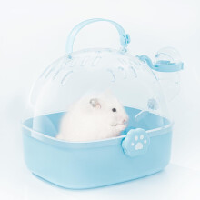 Small Animal Carrier Cage with Water Bottle Blue 7.24 x