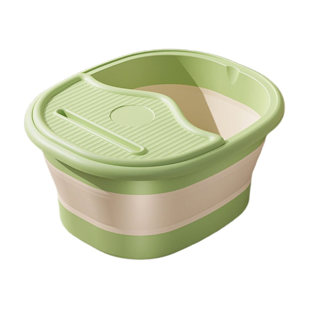 Foldable Foot Bath Basin With Handle Lid And Massage Points 9065759579208