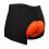 Herrecykelshorts med 3D-polstring, MTB-foring, sort-rød, M 4