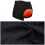 Herrecykelshorts med 3D-polstring, MTB-foring, sort-rød, M 5