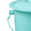 Portable bedpan with lid and handle blue pink 8