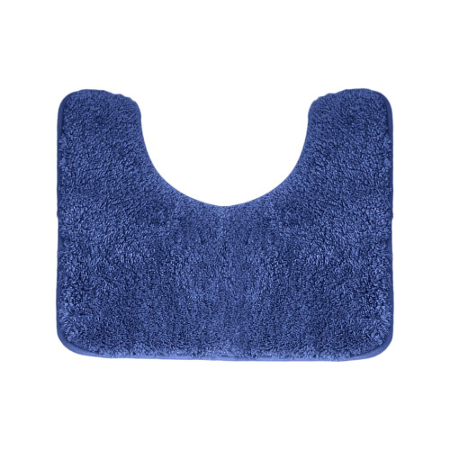Tapete de Banho Azul Antiderrapante Absorvente em Formato de U 1020 polegadas