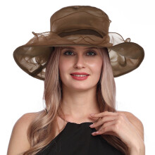 Chapéu de Sol Feminino Vintage Floral em Tela (1 peça)