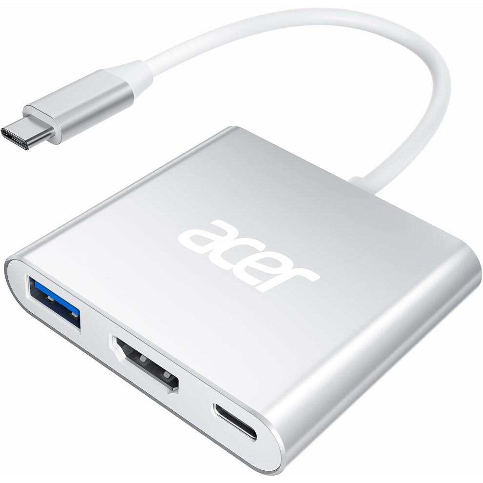 Usb-C To Hdmi Adapter 4K With 100W Pd And Usb-A 3.0 9377112989143
