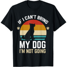 Om jag inte kan ta med min hund går jag inte med t-shirt100 % bomull