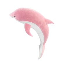 Delfin plyschkudde 30x50cm mjuk dekorativ kudde