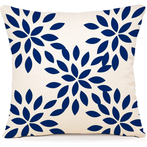 Funda de almohada decorativa moderna de lino de 20x20 cm 2