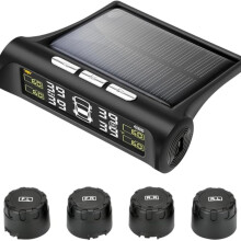 TPMS solare wireless per auto, camper, SUV, monovolume, berlina con 4