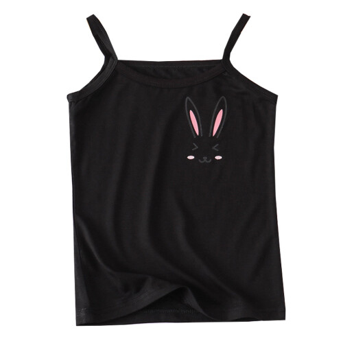 Myk, trykt påskehare-camisole-trøye til jenter, 8-9