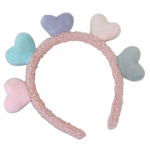 Bandeau rose en forme de cœur pour la Saint-Valentin