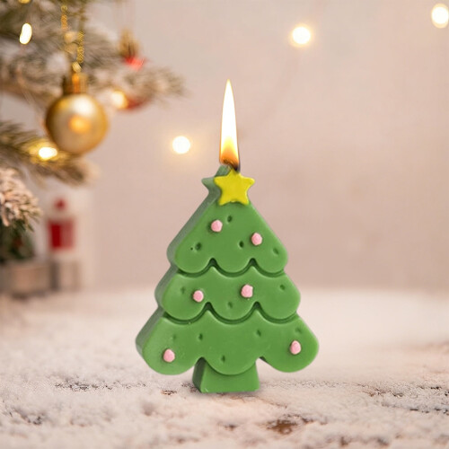 Bougie parfumée AuroraX Mini pour sapin de Noël avec