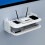 Projector Shelf Rack Wall Mount 2-Tier White 1