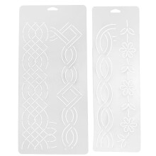 Quilting Stencil Template Tool for Patch Sewing 2 pcs