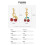 Cherry Bag Charm Keychain for Women - 1 Piece 2