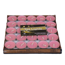 Scented Floating Tea Lights Paraffin 50 Pcs