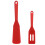 Red Silicone Spatula Set 2 pcs 1