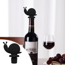Tapón de silicona para botella de vino con diseño de caracol (1 pieza)