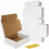 Verzenddozen 12x10x4 inch, wit, gegolfd, set van 15 1