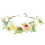 Couronne de fleurs, serre-tête floral blanc, taille unique 1